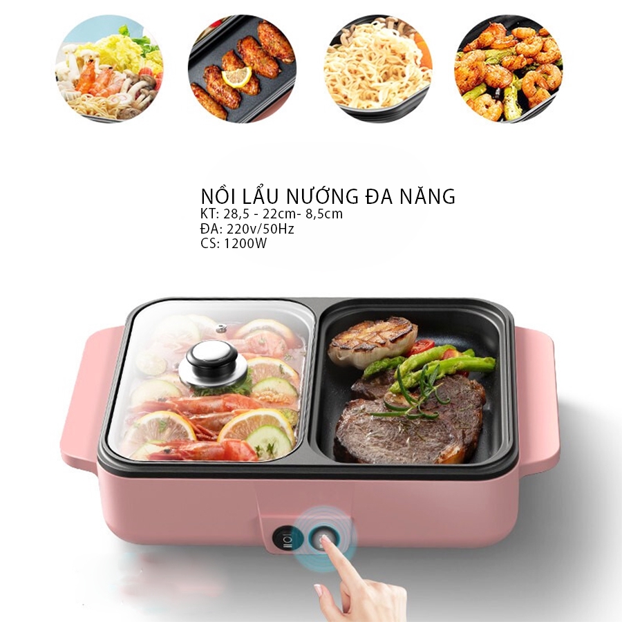[HÀNG CÓ SẴN] Nồi lẩu nướng đa năng - X300